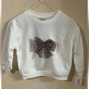 NWT Disney Junior Minnie 5T Long Sleeve sweatshirt  Top …#624